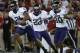 STANFORD, CA - OCTOBER 5: Defensive back Marcus Peters #21 of the the Washington Huskies reacts after intercepting a ball intended for wide receiver Michael Rector #3 of the Stanford Cardinal during the first quarter of their game on October 5, 2013 at Stanford Stadium in Stanford, California. (Photo by Stephen Lam/Getty Images)