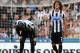 LONDON, ENGLAND - SEPTEMBER 21: Moussa Sissoko of Newcastle United and team mate Fabrizio Coloccini react during the Barclays Premier League match between West Ham United and Everton at the Boleyn Ground on September 21, 2013 in London, England. (Photo by Michael Regan/Getty Images)