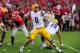 ATHENS, GA - SEPTEMBER 28: Zach Mettenberger #8 of the LSU Tigers passes against the Georgia Bulldogs at Sanford Stadium on September 28, 2013 in Athens, Georgia. (Photo by Scott Cunningham/Getty Images)