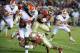Sept 22, 2012; Tallahassee, Florida, USA; Clemson Tigers wide receiver Sammy Watkins (2) is tackled by Florida State Seminoles defensive back P.J. Williams (26) during the first half of the game at Doak Campbell Stadium. Mandatory Credit: Melina Vastola-USA TODAY Sports