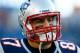 FOXBORO, MA - DECEMBER 30: Rob Gronkowski #87 of the New England Patriots warms up prior to the game against the Miami Dolphins during the game at Gillette Stadium on December 30, 2012 in Foxboro, Massachusetts. (Photo by Jared Wickerham/Getty Images)