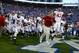 LEXINGTON, KY - OCTOBER 12: Nick Saban the head coach of the Alabama Crimson Tide leads his team on the field before the game against the Kentucky Wildcats at Commonwealth Stadium on October 12, 2013 in Lexington, Kentucky. (Photo by Andy Lyons/Getty Images)