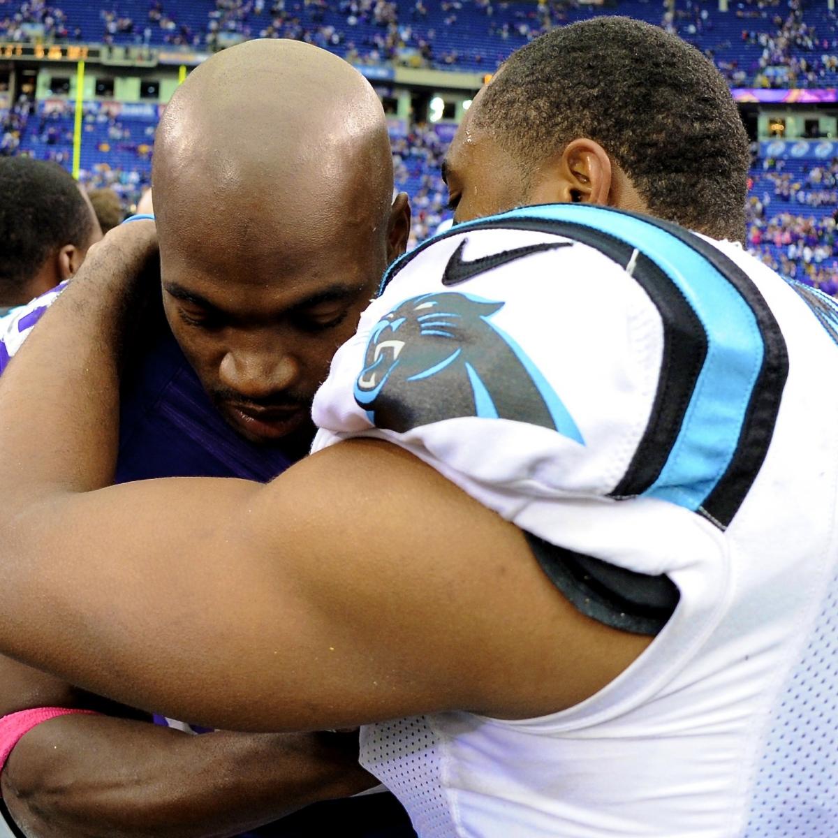 Adrian Peterson Plays vs. Panthers After Death of Son