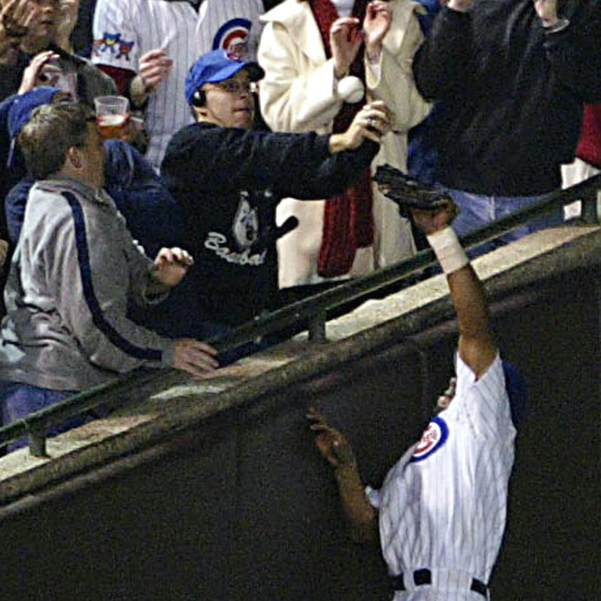 Cubs Memes - Steve Bartman just received something that