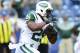 Sep 29, 2013; Nashville, TN, USA; New York Jets running back Bilal Powell (29) carries the ball against the Tennessee Titans during the first half at LP Field. Mandatory Credit: Don McPeak-USA TODAY Sports