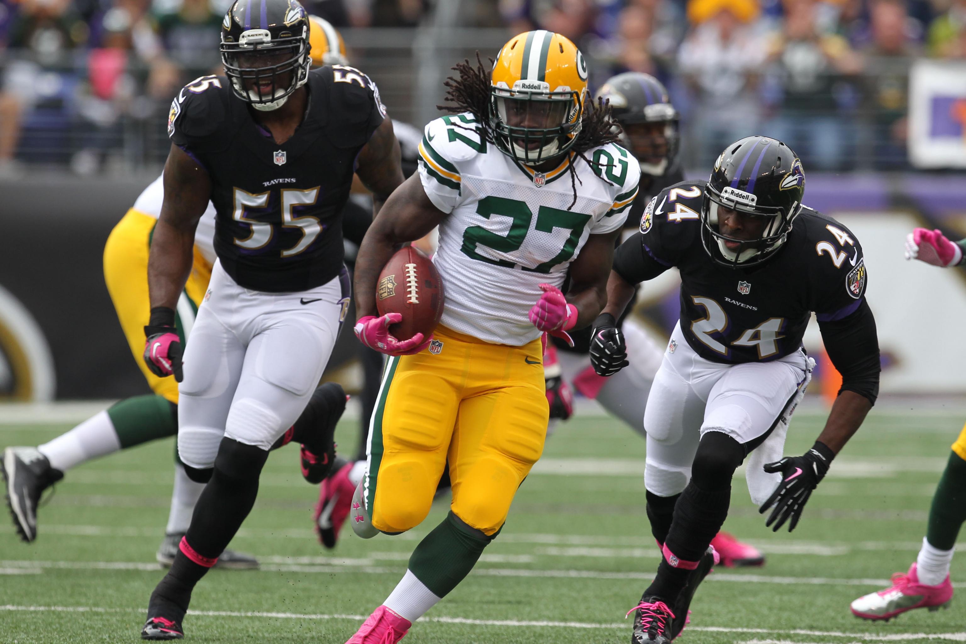 Ravens Work Out Eddie Lacy