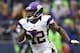 SEATTLE, WA - NOVEMBER 04: Percy Harvin #12 of the Minnesota Vikings returns a kick during a game against the Seattle Seahawks at CenturyLink Field on November 4, 2012 in Seattle, Washington. (Photo by Stephen Brashear/Getty Images)
