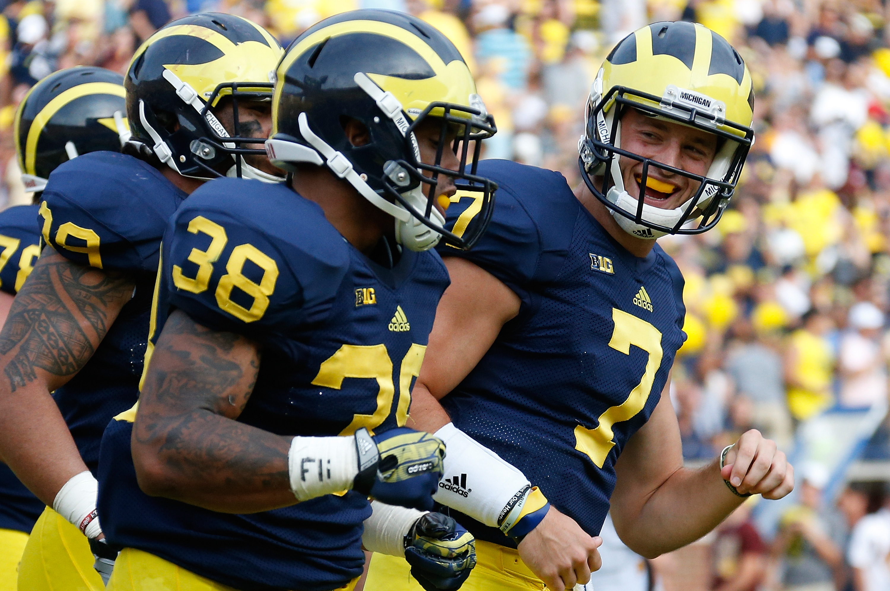 Unlike last season, Michigan not concerned with running back depth 