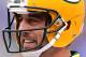 BALTIMORE, MD - OCTOBER 13: Quarterback Aaron Rodgers #12 of the Green Bay Packers looks on during warm ups before playing the Baltimore Ravens at M&T Bank Stadium on October 13, 2013 in Baltimore, Maryland. (Photo by Patrick Smith/Getty Images)