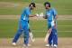 HOVE, ENGLAND - AUGUST 25: Rohit Sharma (L) and Virat Kohli (R) of India bump fists during the one day tour match between Sussex and India at The County Ground on August 25, 2011 in Hove, England. (Photo by Harry Engels/Getty Images)