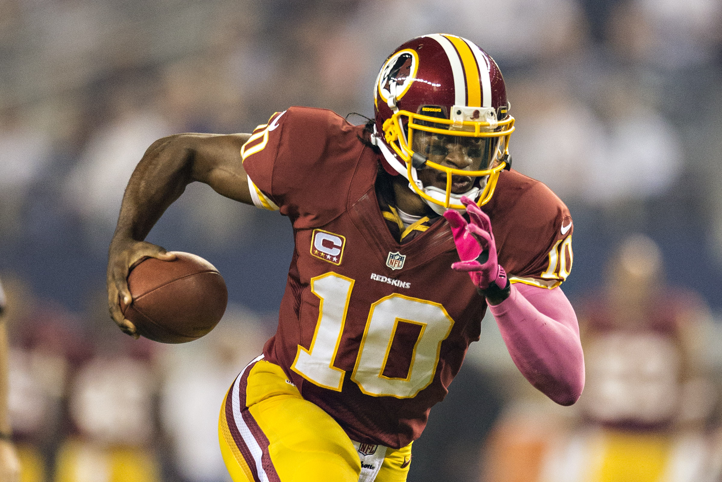 Robert Griffin III Injury: Washington Redskins quarterback carted