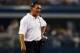 ARLINGTON, TX - OCTOBER 13: Head coach Mike Shanahan of the Washington Redskins leads the Redskins against the Dallas Cowboys on October 13, 2013 in Arlington, Texas. The Cowboys beat the Redskins 31-16. (Photo by Tom Pennington/Getty Images)