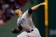 BOSTON, MA - OCTOBER 05: David Price #14 of the Tampa Bay Rays pitches against the Boston Red Sox during Game Two of the American League Division Series at Fenway Park on October 5, 2013 in Boston, Massachusetts. (Photo by Jim Rogash/Getty Images)