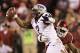 NORMAN, OK - OCTOBER 5: Trevone Boykin #2 of the TCU Horned Frogs is hit while trying to pass during a game against the Oklahoma Sooners at Gaylord Family Oklahoma Memorial Stadium on October 5, 2013 in Norman, Oklahoma. The Sooners defeated the Horned Frogs (Photo by Wesley Hitt/Getty Images)