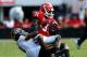 ATHENS, GA - OCTOBER 12: Chris Conley #31 of the Georgia Bulldogs pulls in this reception against John Gibson #1 of the Missouri Tigers at Sanford Stadium on October 12, 2013 in Athens, Georgia. (Photo by Kevin C. Cox/Getty Images)