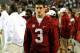 TUSCALOOSA, AL - OCTOBER 19: Vinnie Sunseri #3 of the Alabama Crimson Tide walks on the sideline after an injury against the Arkansas Razorbacks at Bryant-Denny Stadium on October 19, 2013 in Tuscaloosa, Alabama. (Photo by Kevin C. Cox/Getty Images)