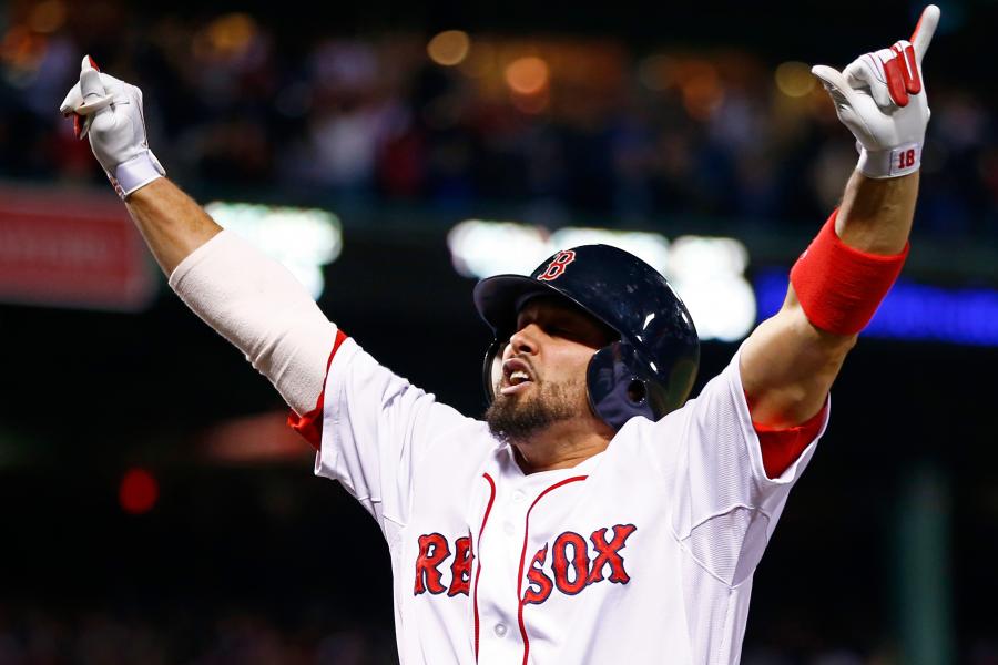 Shane Victorino injury: Red Sox OF leaves game with left hamstring