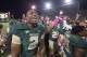 Oct 19, 2013; Waco, TX, USA; Baylor Bears defensive end Shawn Oakman (2) celebrates the win over the Iowa State Cyclones at Floyd Casey Stadium. The Bears defeated the Cyclones 71-7. Mandatory Credit: Jerome Miron-USA TODAY Sports