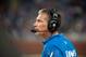 Oct 20, 2013; Detroit, MI, USA; Detroit Lions head coach Jim Schwartz during the fourth quarter against the Cincinnati Bengals at Ford Field. Bengals won 27-24. Mandatory Credit: Tim Fuller-USA TODAY Sports