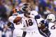 INDIANAPOLIS, IN - OCTOBER 20: Peyton Manning #18 of the Denver Broncos throws a pass during the game against the Indianapolis Colts at Lucas Oil Stadium on October 20, 2013 in Indianapolis, Indiana. (Photo by Andy Lyons/Getty Images)