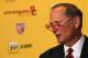 LOS ANGELES, CA - APRIL 03: USC Athletic Director Pat Haden addresses the audience during the press conference to introduce Andy Enfield as USC's new basketball head coach on April 3, 2013 in Los Angeles, California. (Photo by Victor Decolongon/Getty Images)