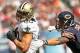 Jimmy Graham turns upfield against the Bears