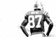 JACKSONVILLE, FL - SEPTEMBER 29: (EDITORS NOTE: Image has been converted to black and white.) Reggie Wayne (87) of the Indianapolis Colts looks on during a game against the Jacksonville Jaguars at EverBank Field on September 29, 2013 in Jacksonville, Florida. (Photo by Mike Ehrmann/Getty Images)