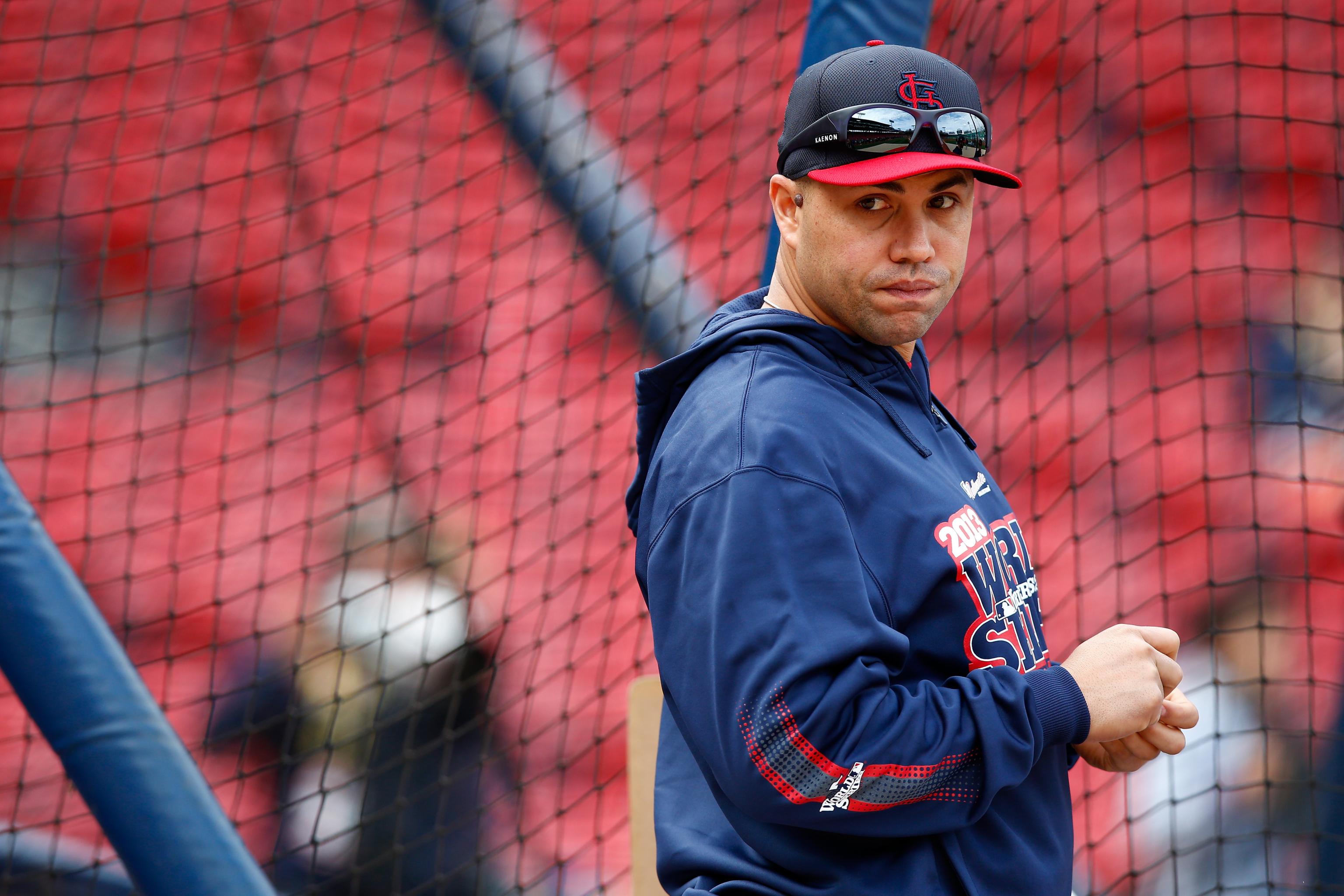 After reaching first World Series, Carlos Beltran isn't letting his bat out  of his sight