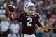 COLLEGE STATION, TX - SEPTEMBER 14: Johnny Manziel #2 of Texas A&M Aggies drops back to pass in the third quarter during the game against the Alabama Crimson Tide at Kyle Field on September 14, 2013 in College Station, Texas. (Photo by Scott Halleran/Getty Images)