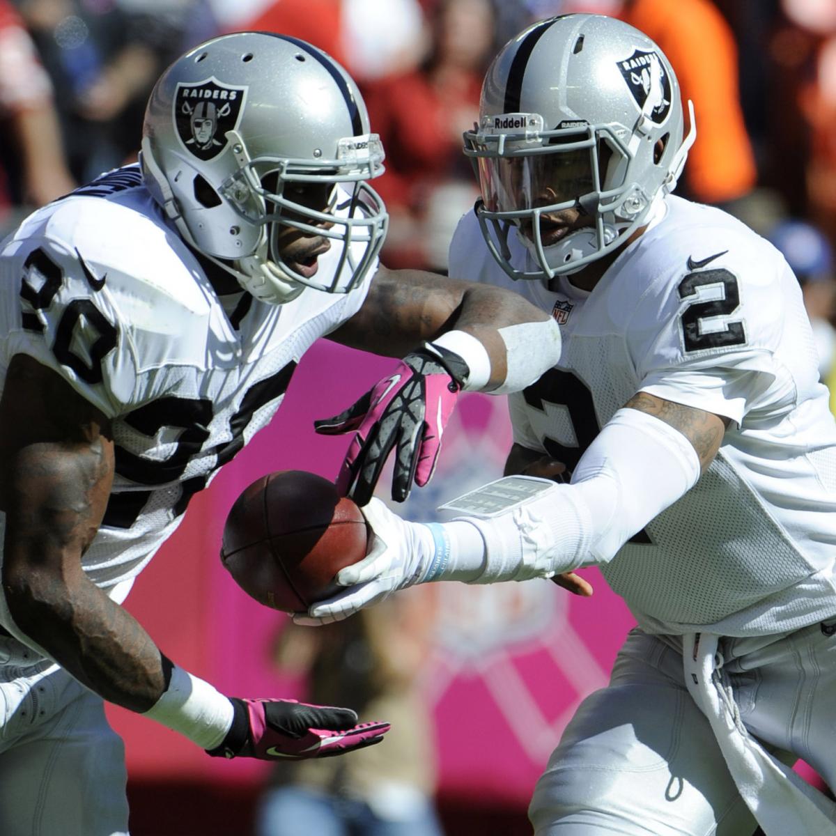 Grading the Oakland Raiders Offense at the Bye Week News, Scores