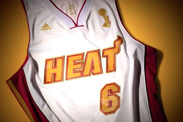 Heat unveil 'Trophy Gold' uniforms that debut Thursday night