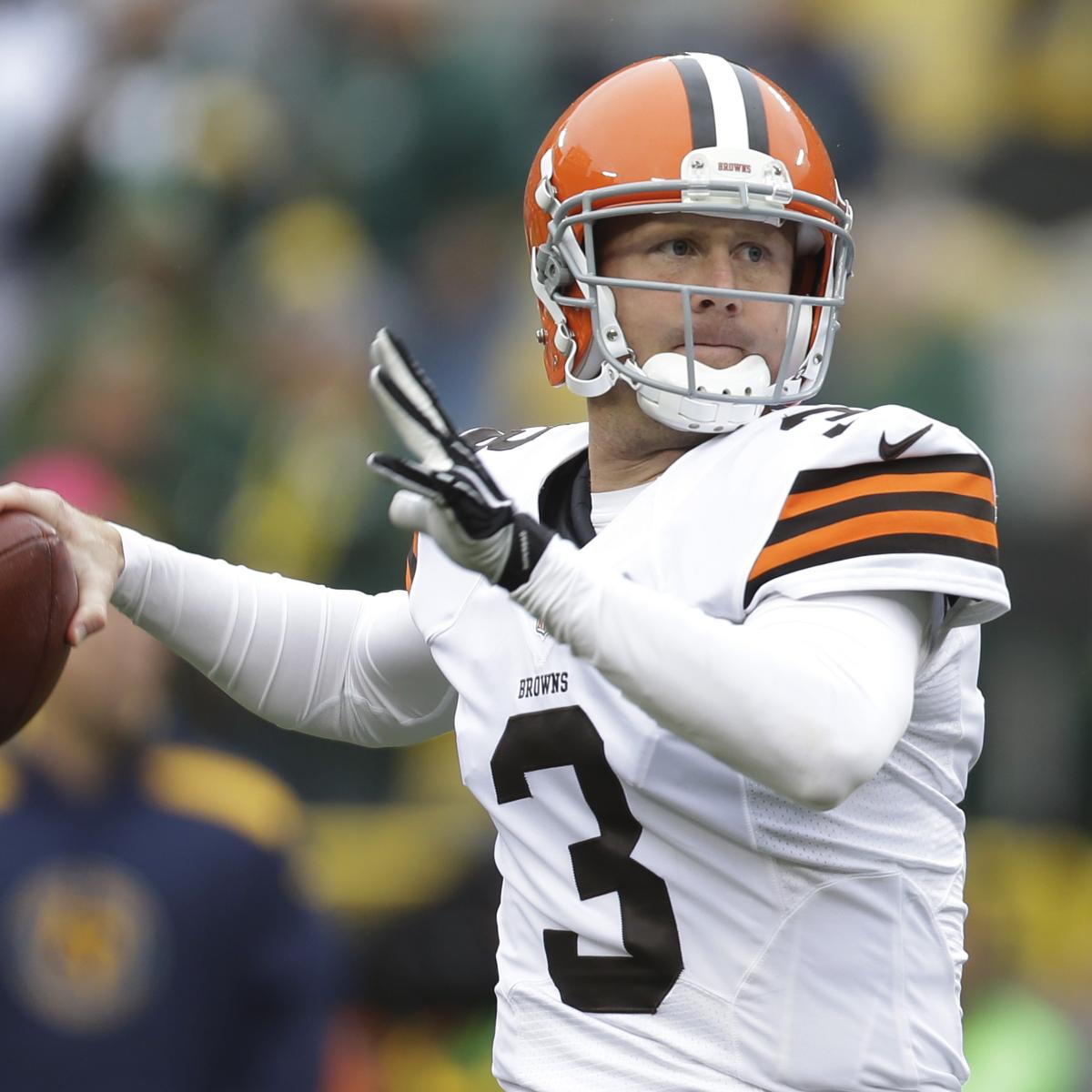 Brandon weeden cleveland browns hi-res stock photography and