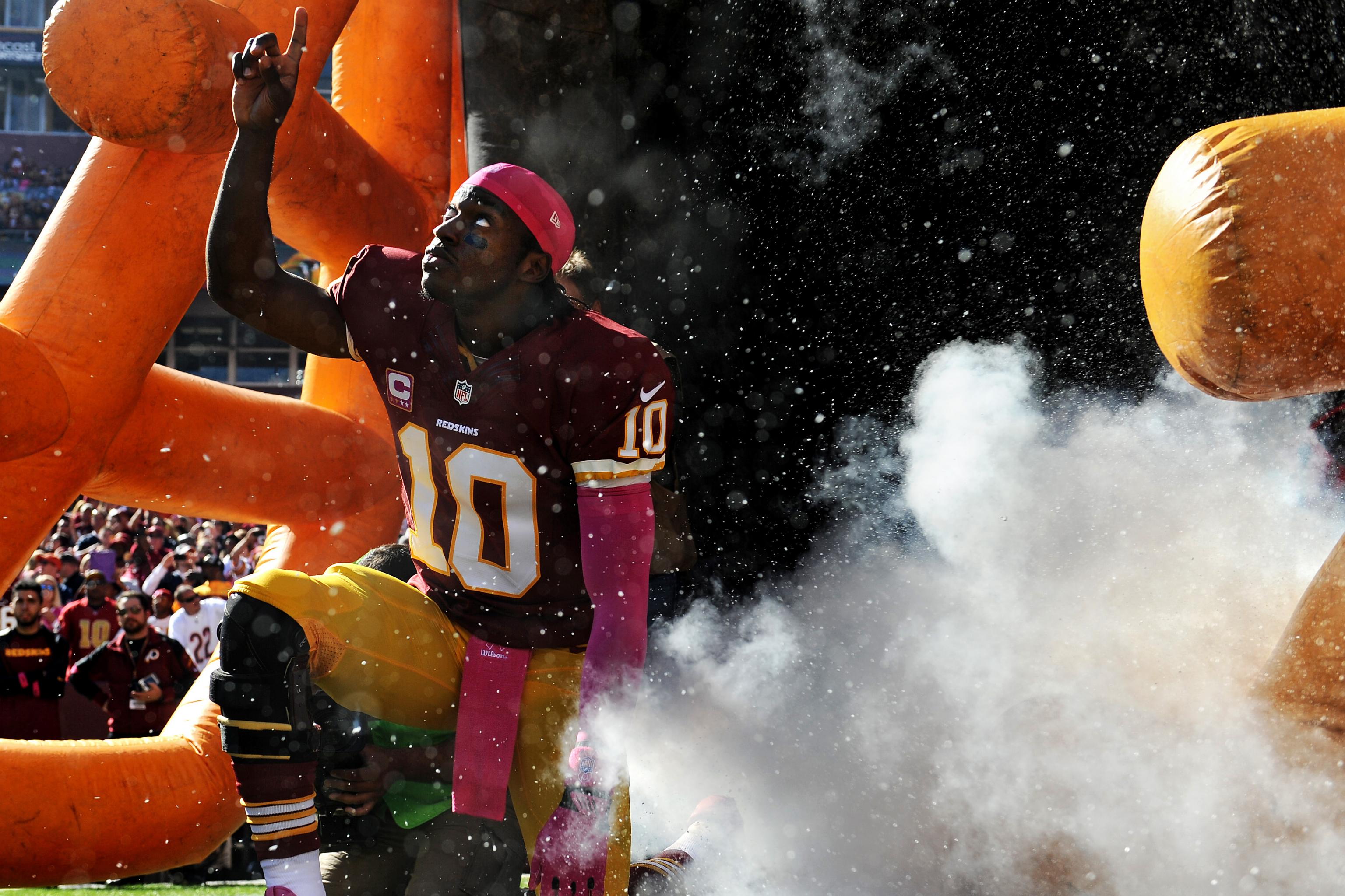 RG3 sits, but Redskins get win