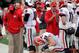 NASHVILLE, TN - OCTOBER 19: Arthur Lynch #88 of the Georgia Bulldogs reacts on the sideline during the 27-13 loss to the Vanderbilt Commodores at Vanderbilt Stadium on October 19, 2013 in Nashville, Tennessee. (Photo by Frederick Breedon/Getty Images)