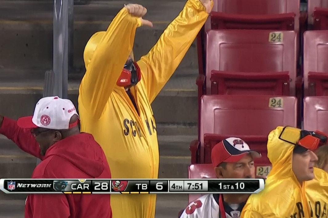 Download Tampa Bay Fans Wear Hazmat Suits to Mock Greg Schiano for ...