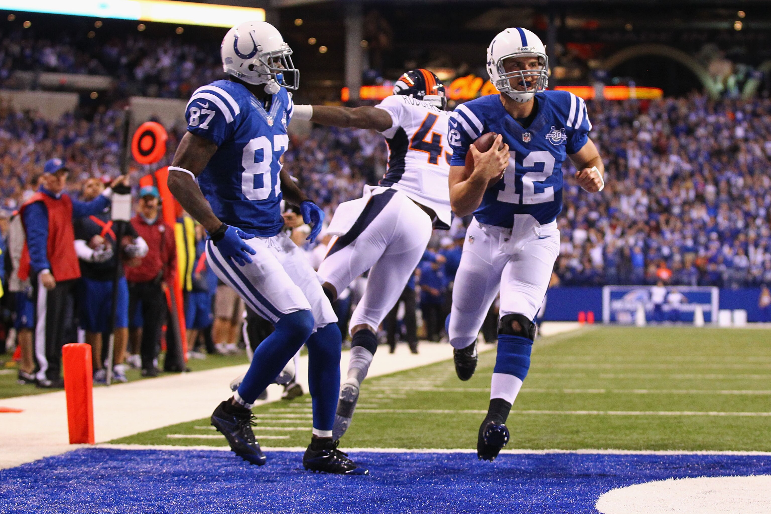 Reggie Wayne And Andrew Luck