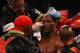 ATLANTIC CITY, NJ - APRIL 28: Bernard Hopkins is tended to in his corner by his team in between rounds against CHad Dawson during their WBC & Ring Magazine Light Heavyweight Title fight at Boardwalk Hall Arena on April 28, 2012 in Atlantic City, New Jersey. (Photo by Al Bello/Getty Images)