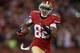 SAN FRANCISCO, CA - NOVEMBER 19: Mario Manningham #82 of the San Francisco 49ers in action against the Chicago Bears at Candlestick Park on November 19, 2012 in San Francisco, California. (Photo by Ezra Shaw/Getty Images)