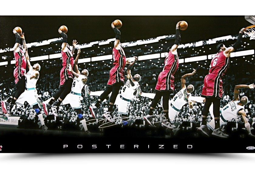 Upper Deck Turned Lebron James Dunk On Jason Terry Into An Epic Poster Bleacher Report Latest News Videos And Highlights