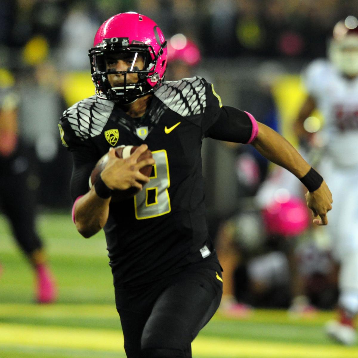 UCLA vs. Oregon Marcus Mariota Faces Difficult Test Against Bruins