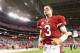 GLENDALE, AZ - OCTOBER 17: Quarterback Carson Palmer #3 of the Arizona Cardinals runs off the field following the NFL game against the Seattle Seahawks at the University of Phoenix Stadium on October 17, 2013 in Glendale, Arizona. The Seahawks defeated the Cardinals 34-22. (Photo by Christian Petersen/Getty Images)