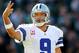 PHILADELPHIA, PA - OCTOBER 20: Tony Romo #9 of the Dallas Cowboys calls out the play in the third quarter against the Philadelphia Eagles on October 20, 2013 at Lincoln Financial Field in Philadelphia, Pennslyvania.The Dallas Cowboys defeated the Philadelphia Eagles 17-3. (Photo by Elsa/Getty Images)