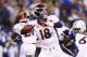 INDIANAPOLIS, IN - OCTOBER 20: Peyton Manning #18 of the Denver Broncos throws a pass during the game against the Indianapolis Colts at Lucas Oil Stadium on October 20, 2013 in Indianapolis, Indiana. (Photo by Andy Lyons/Getty Images)
