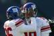 Eli Manning's passing and an excellent defensive performance, helped by the efforts of Antrel Rolle, key the Giants victory in Philadelphia.