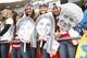SAN FRANCISCO, CA - OCTOBER 27: Soccer fans hold signs of members of the U.S. Women's National Team before an international friendly match against New Zealand on October 27, 2013 at Candlestick Park in San Franciso, California. (Photo by Stephen Lam/Getty Images)
