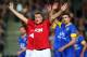 SYDNEY, AUSTRALIA - JULY 20: Phil Jones of Manchester United gestures during the match between the A-League All-Stars and Manchester United at ANZ Stadium on July 20, 2013 in Sydney, Australia. (Photo by Brendon Thorne/Getty Images)