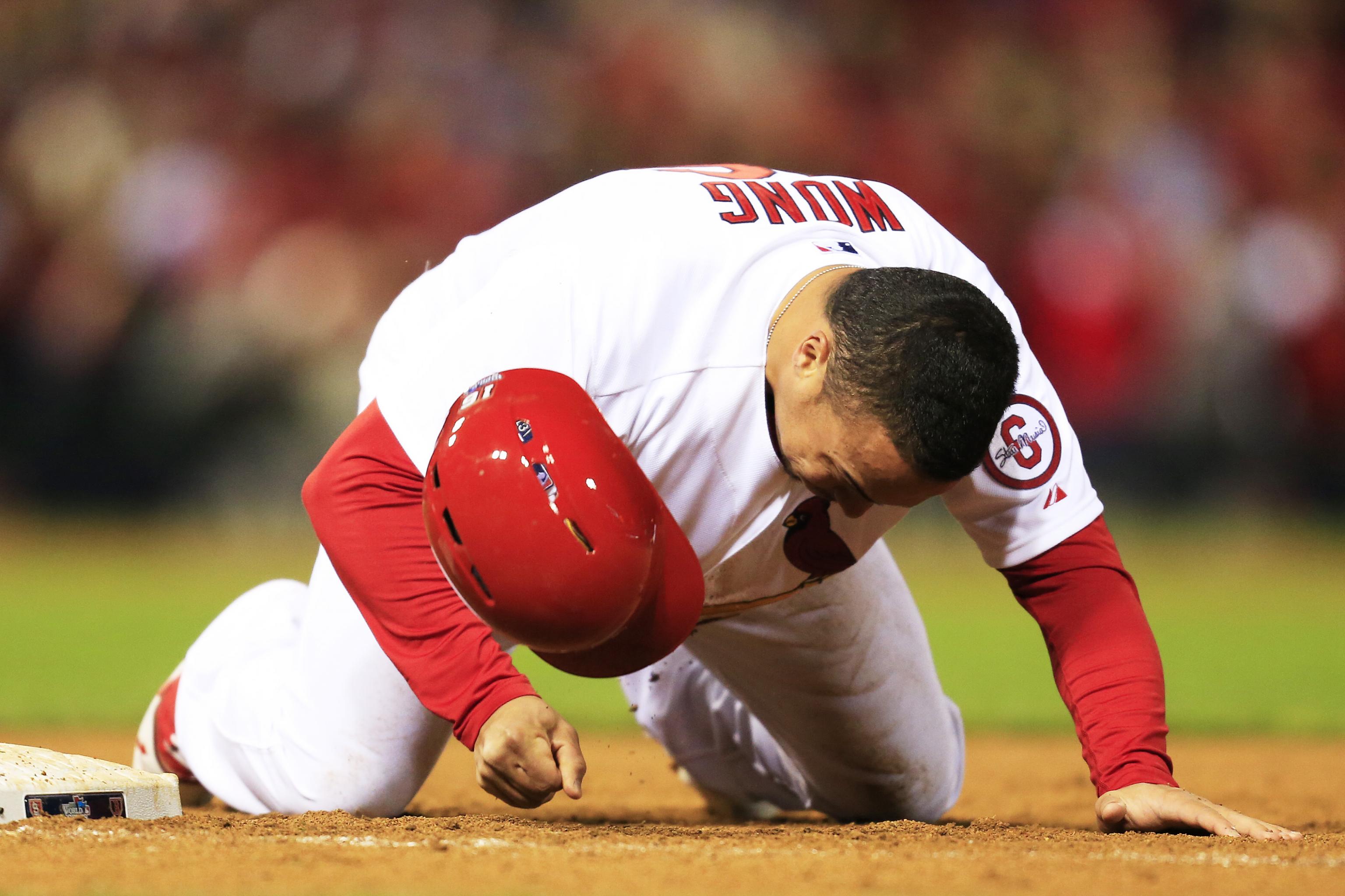 MLB's Kolten Wong Takes At-Bat In Tears After Getting Standing