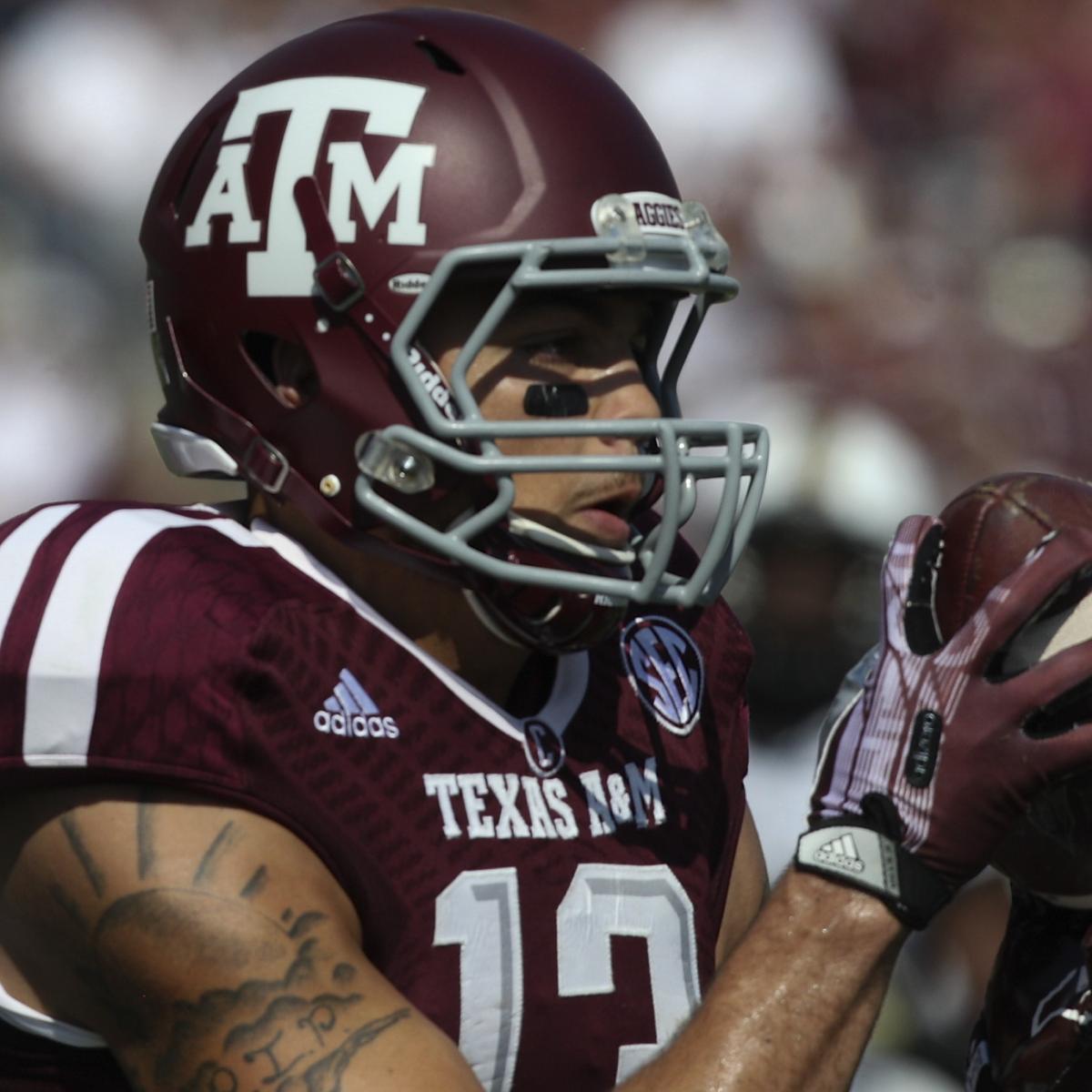 : Mike Evans signed Texas A&M Aggies Riddell Speed