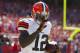 KANSAS CITY, MO - OCTOBER 27: Wide receiver Josh Gordon #12 of the Cleveland Browns celebrates after scoring a touchdown during the game against the Kansas City Chiefs at Arrowhead Stadium on October 27, 2013 in Kansas City, Missouri. (Photo by David Welker/Getty Images)