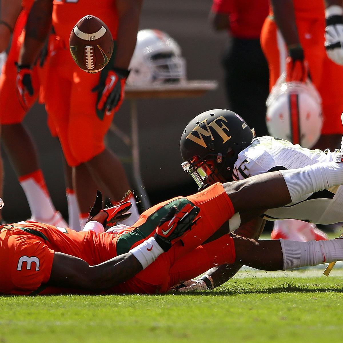 Miami Upsets Wake Forest, Advances to Title Game - Atlantic Coast